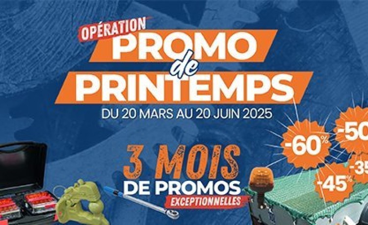 PROMO DE PRINTEMPS du 20 mars au 20 juin 2025 !