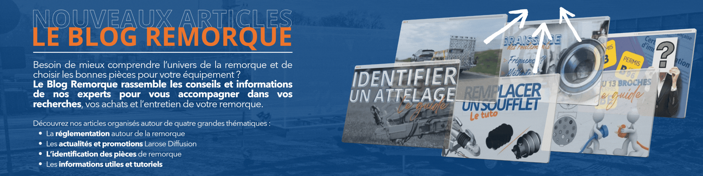 Larose Diffusion - Accessoires et pièces de remorque