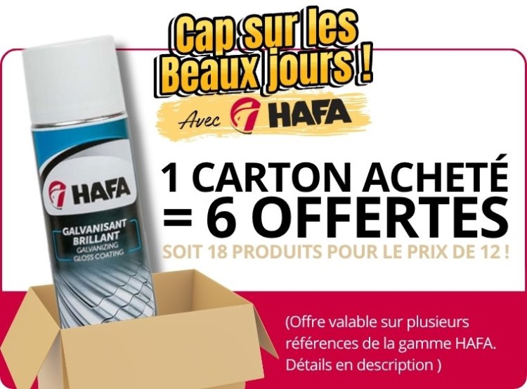 image de Galvanisants brillants 400ml | HAFA | 12 ACHETÉS = 6 OFFERTS