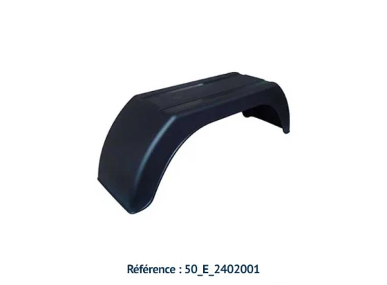 image de Aile simple plastique pan coupé pour remorque