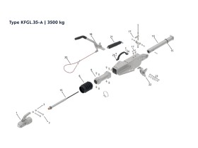 image de Attache à inertie semelle en V | Type KFGL.35-A - 3500 kg