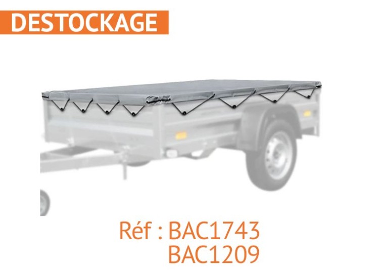 image de Bâches remorque plates | Grise