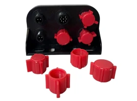 BOUCHON M12 ROUGE POUR PRISE LI 8C F SUR LES FEUX LI  - UNITE (EN VRAC)
