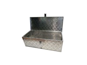 image de Coffre de rangement | Aluminium | 760x330x250mm