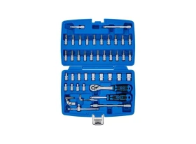 Coffret de douilles | 6,3 mm (1/4") | 46 pièces