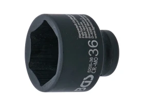 Douille à choc, six pans | 12,5 mm (1/2") | 36 mm