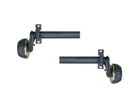 image de Essieu freiné AL-KO de 1300kg | 5x112 | PF 225