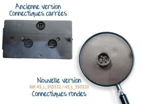 Feu AJBA 235x140mm connectique ronde | FP80