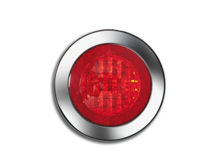 image de Feu antibrouillard LED 12V JOKON | Type 735 | Avec enjoliveur chromé