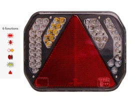 Feu arrière droit LED INNO 2 185x145x35- 6 Fonctions