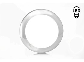 image de Cadre chromé pour feu arrière LED rond FRISTOM | FT-313 et FT-314