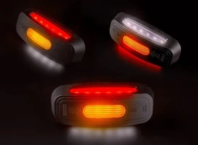 Feu de gabarit LED FRISTOM – 3 fonctions - 12/24V – Homologué E9 | FT-039