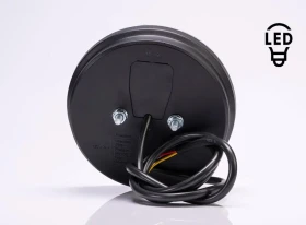 Feu arrière LED rond FRISTOM – 3 fonctions - 12/36V – Homologué E9 | FT-213-DI