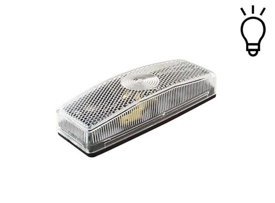 image de Feu blanc avec catadioptre | 110x42mm | FA82 | AJBA