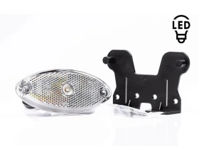 Feu de gabarit ovale LED + support | FRISTOM – 12/30V | FT-061_B+K