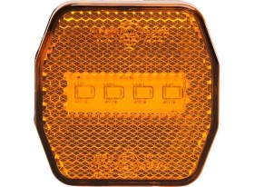 image de Feu de position 10-30 Volts octogonal ORANGE