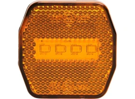 Feu de position 10-30 Volts octogonal ORANGE