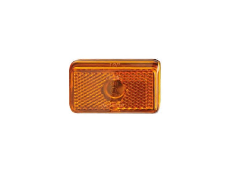 image de Feu orange avec catadioptre 12V | 74x45mm | JOKON
