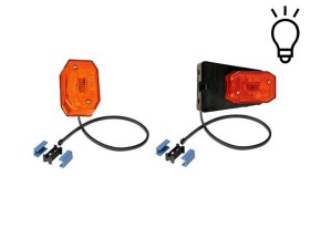 image de Feu orange avec catadioptre | 65x44mm | ASPOCK