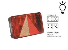 Feu RADEX Série 5800 6 fonctions 220x140mm
