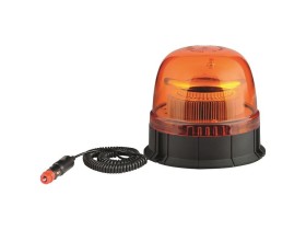 image de Gyrophare Led double flash | 12/24V | Magnétique avec prise allume cigare