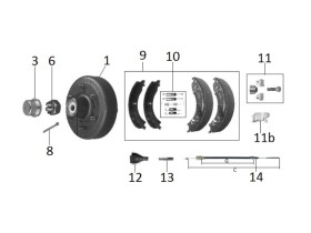 image de Kit moyeu KNOTT | Type 30-2261 (300x60)