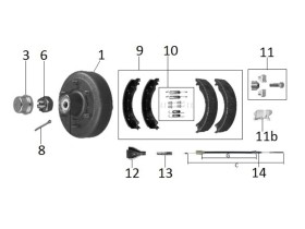 image de Kit moyeu KNOTT | Type 30-2355 (300x60)