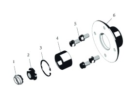 image de Moyeu 4x100 roulement cartouche Ø30 | Essieu 750 kg OPTIMA | AL-KO