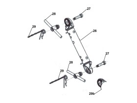 image de Partie intermédiaire de timon réglable freiné AL-KO | Type FA 0.9 | 900 kg