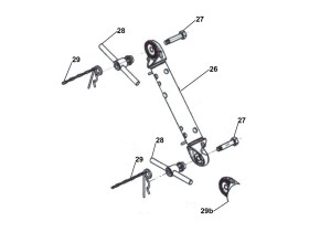 image de Partie intermédiaire de timon réglable freiné AL-KO | Type FA 2.5 | 2500kg