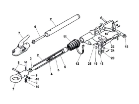 Partie supérieure de timon réglable freiné AL-KO | Type FA 0.9 | 900 kg