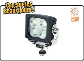 image de Phare de travail | 4 Leds 12/24 volts | 5400 Lumens