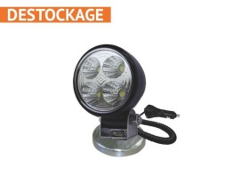 image de Phare de travail magnétique | 4 Leds 12/24 volts | 900 Lumens