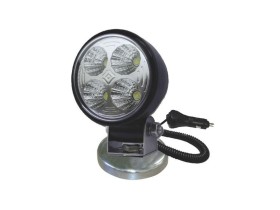 image de Phare de travail magnétique | 4 Leds 12/24 volts | 900 Lumens