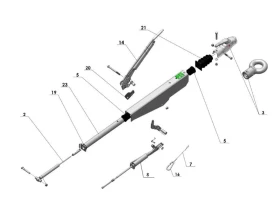 Pièces attache à inertie mono poutre RTN-GOETT | Type 549F4 | 2500kg