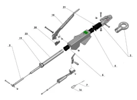 Pièces attache à inertie semelle en V RTN-GOETT | Type 549A2 | 970kg