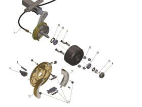 Pièces essieu freiné 1600 à 1750kg RTN-GOETT | Type RA2 - Ø230