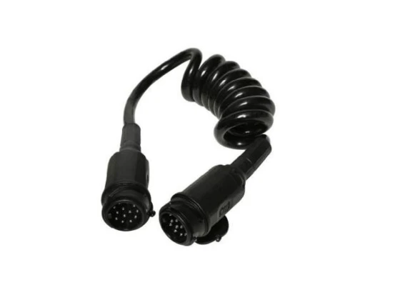 Rallonge électrique spiralée | 13 broches | 12V