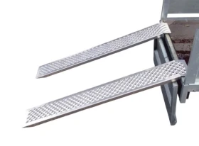 Rampes aluminium remorque 150 cm – 400 kg – Jeu de 2