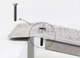Rampes aluminium remorque 150 cm – 400 kg – Jeu de 2