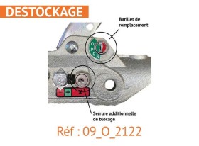 image de Serrures additionnelles ou barillets pour tête