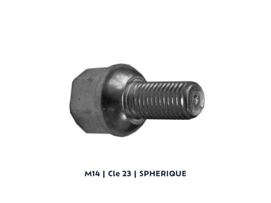 image de Vis de roue Sphérique  | M14 | Clé 23